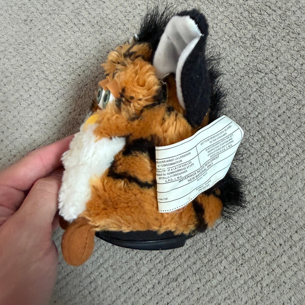 Vintage 1998 Tiger Electronics Furby Tiger Stripes Green Eyes Original Model - Picture 4 of 7